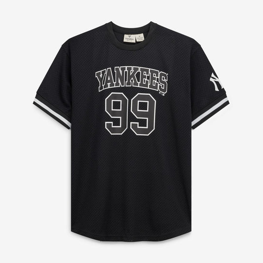 Aaron Judge New York Yankees Fanatics Big & Tall Heavyweight Mesh Jersey - Black/White