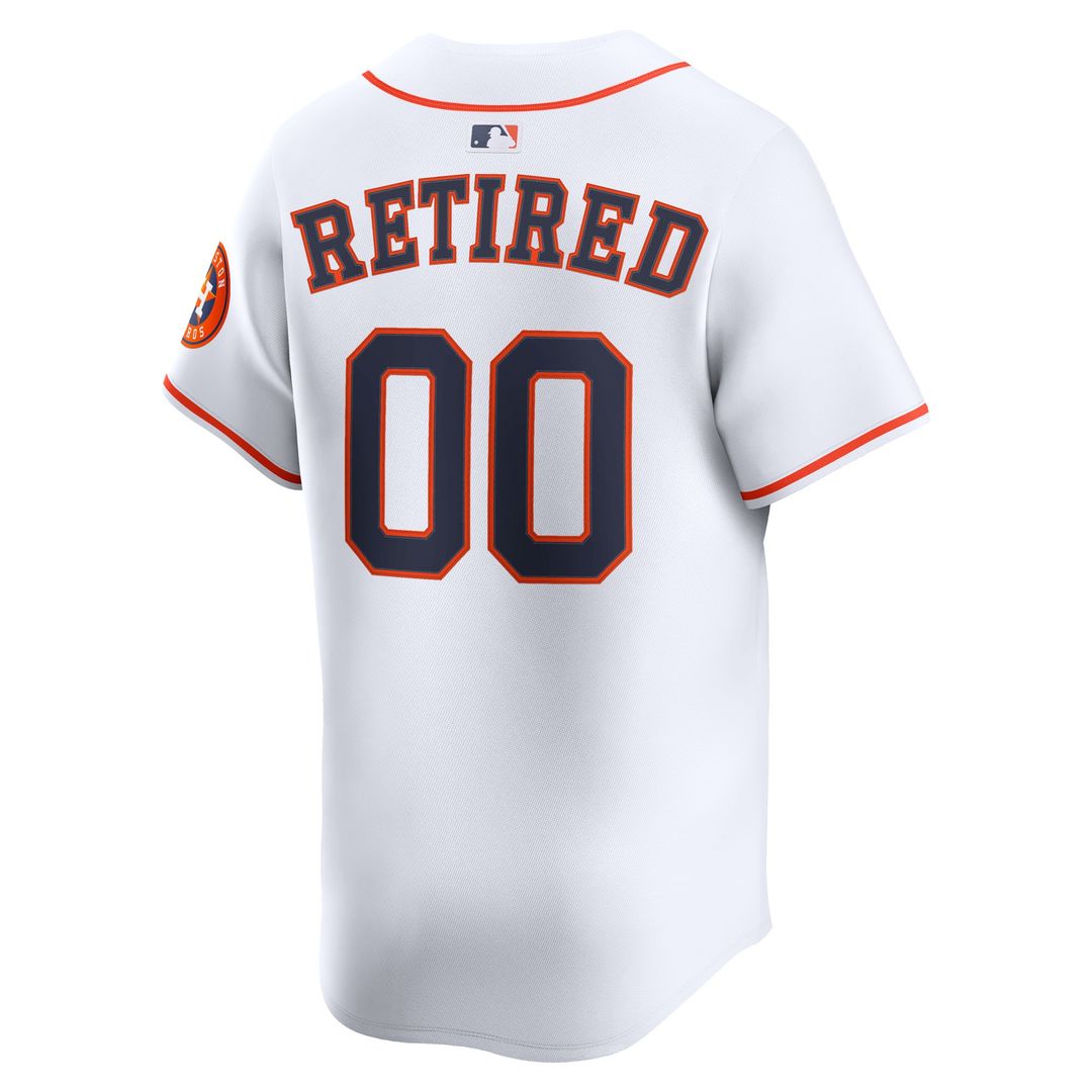 Houston Astros Nike Home Limited Pick-A-Player Retired Roster Jersey - White